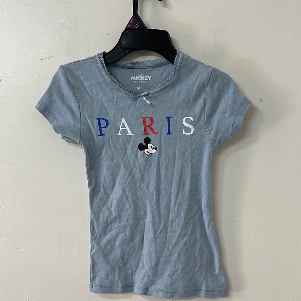 Disney Mickey Mouse Paris Blue Tee